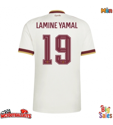 Spain Lamine Yamal #19 Replica Away Stadium Shirt World Cup 2026 Short Sleeve
